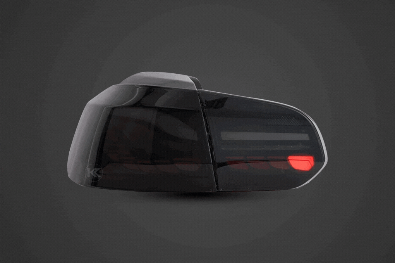 Volkswagen Golf MK6 Smoke and Red Dynamic Lighting OLED Taillights (2008 - 2014)