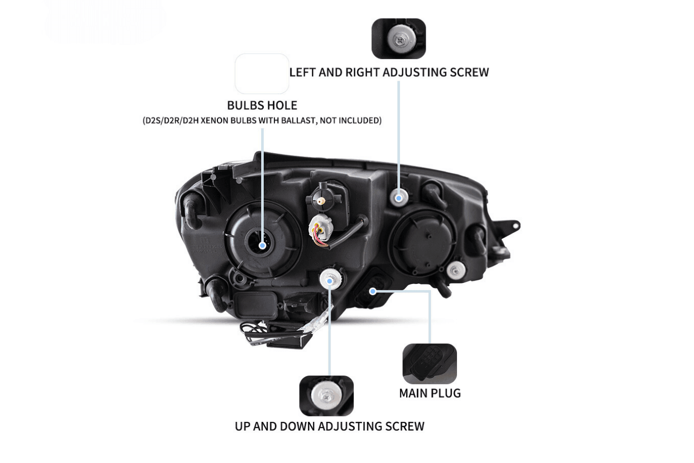 Volkswagen Golf MK7 - OEM Style Facelift Style - Projector Headlight (2012 - 2017)