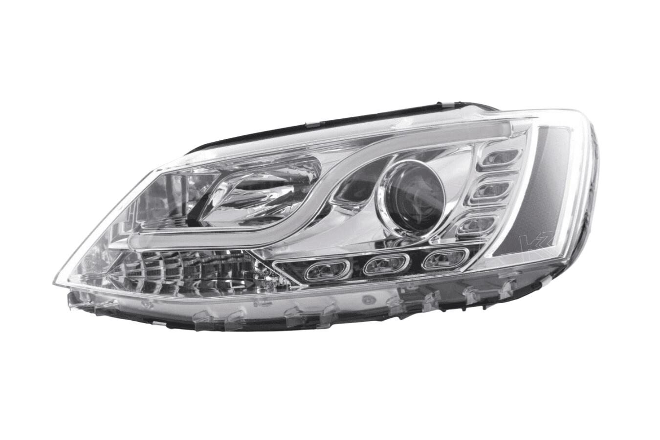 Volkswagen Jetta 6 Chrome LED Headlights with Daytime Running Lights (2011-2018)