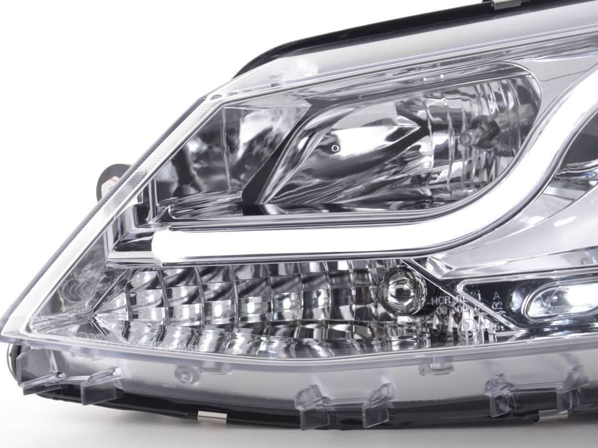 Volkswagen Jetta 6 Chrome LED Headlights with Daytime Running Lights (2011-2018)