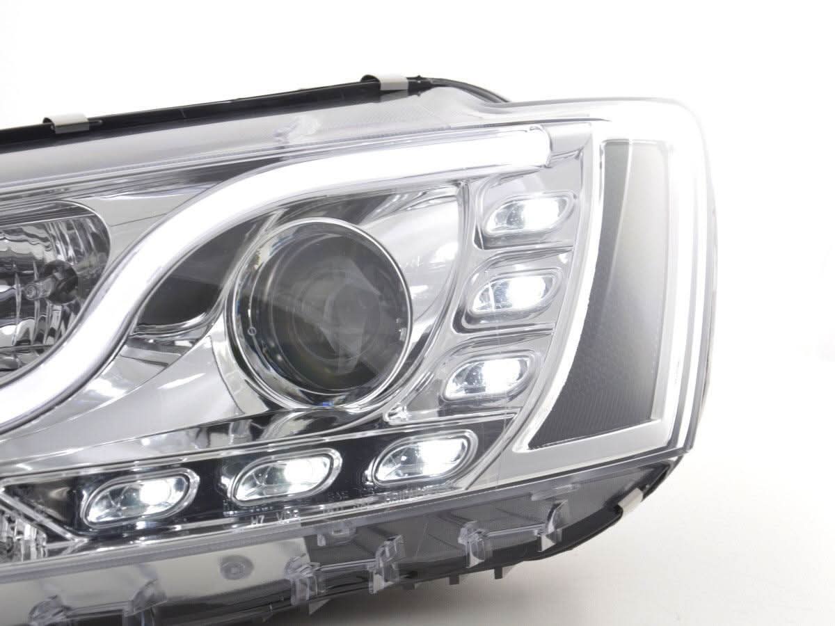 Volkswagen Jetta 6 Chrome LED Headlights with Daytime Running Lights (2011-2018)