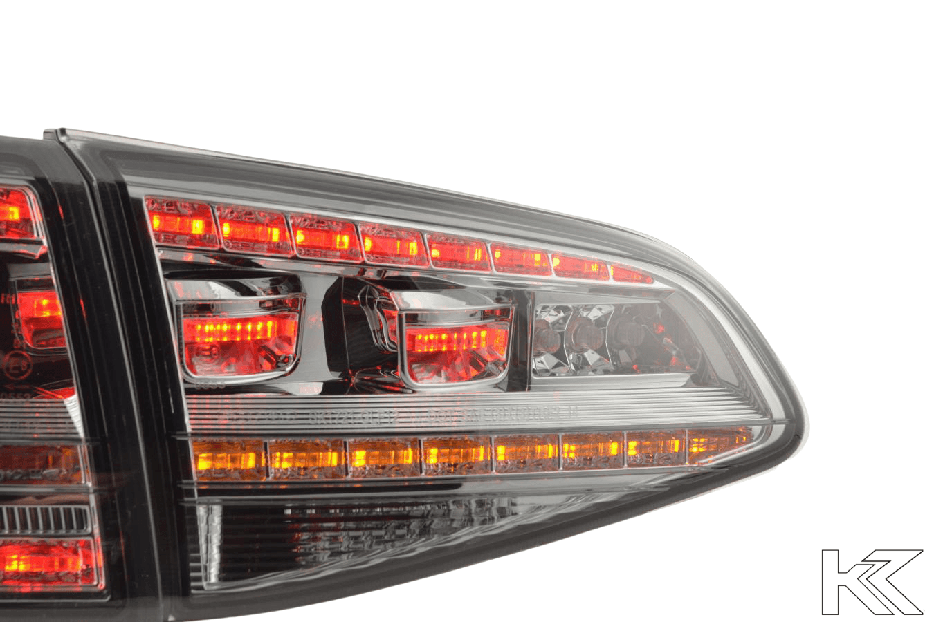 Volkswagen MK7 Golf/GTI/R - Chrome/Smoke LED Tail Lights For Halogen Models (2012-2017)