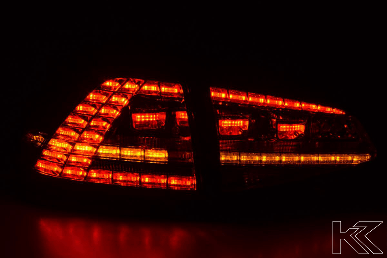 Volkswagen MK7 Golf/GTI/R - Chrome/Smoke LED Tail Lights For Halogen Models (2012-2017)