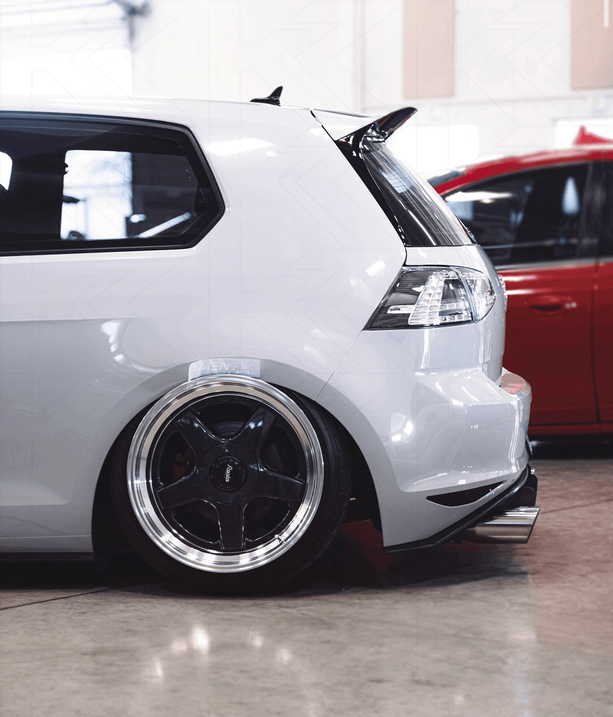 Volkswagen MK7 Golf/GTI/R - Clear/Black LED Tail Lights for Halogen Models (2012-2017)