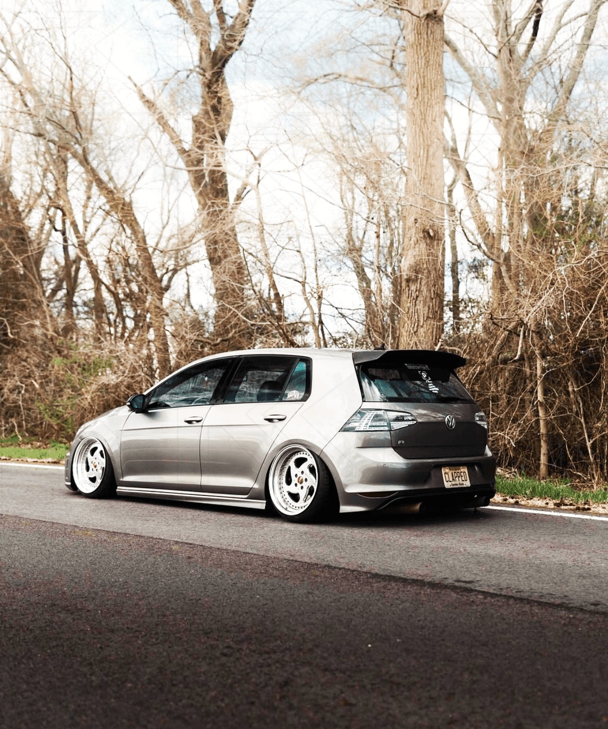Volkswagen MK7 Golf/GTI/R - Clear/Black LED Tail Lights for Halogen Models (2012-2017)