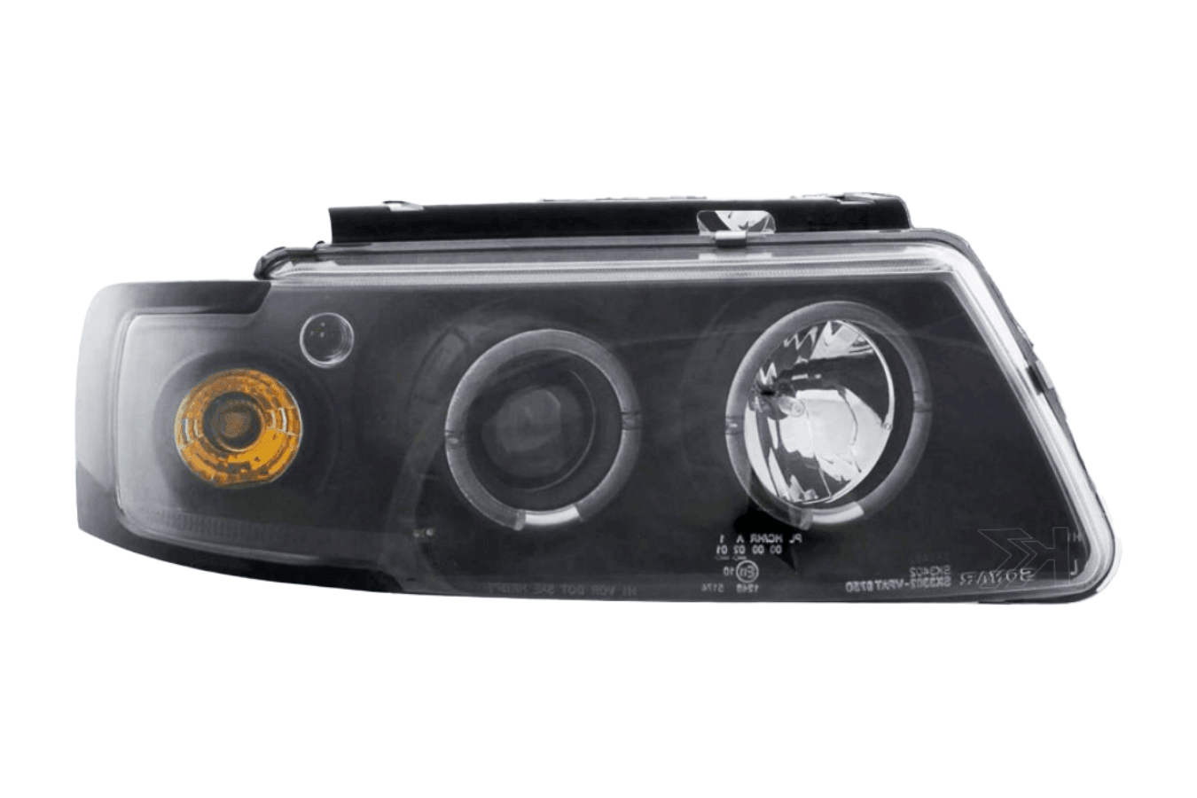 Volkswagen Passat Type 3B 97-00 Black Headlight Set (1997-2000)