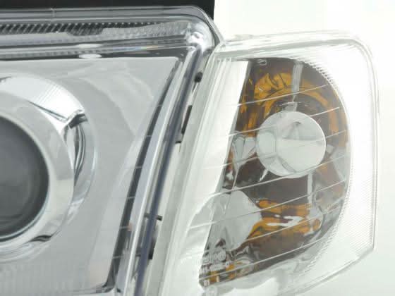 Volkswagen Passat Type 3B Chrome Headlight Set 1997-2000