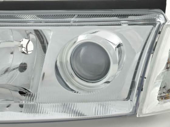 Volkswagen Passat Type 3B Chrome Headlight Set 1997-2000
