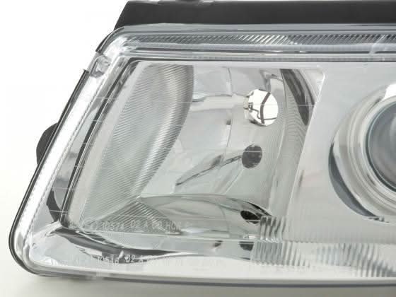 Volkswagen Passat Type 3B Chrome Headlight Set 1997-2000