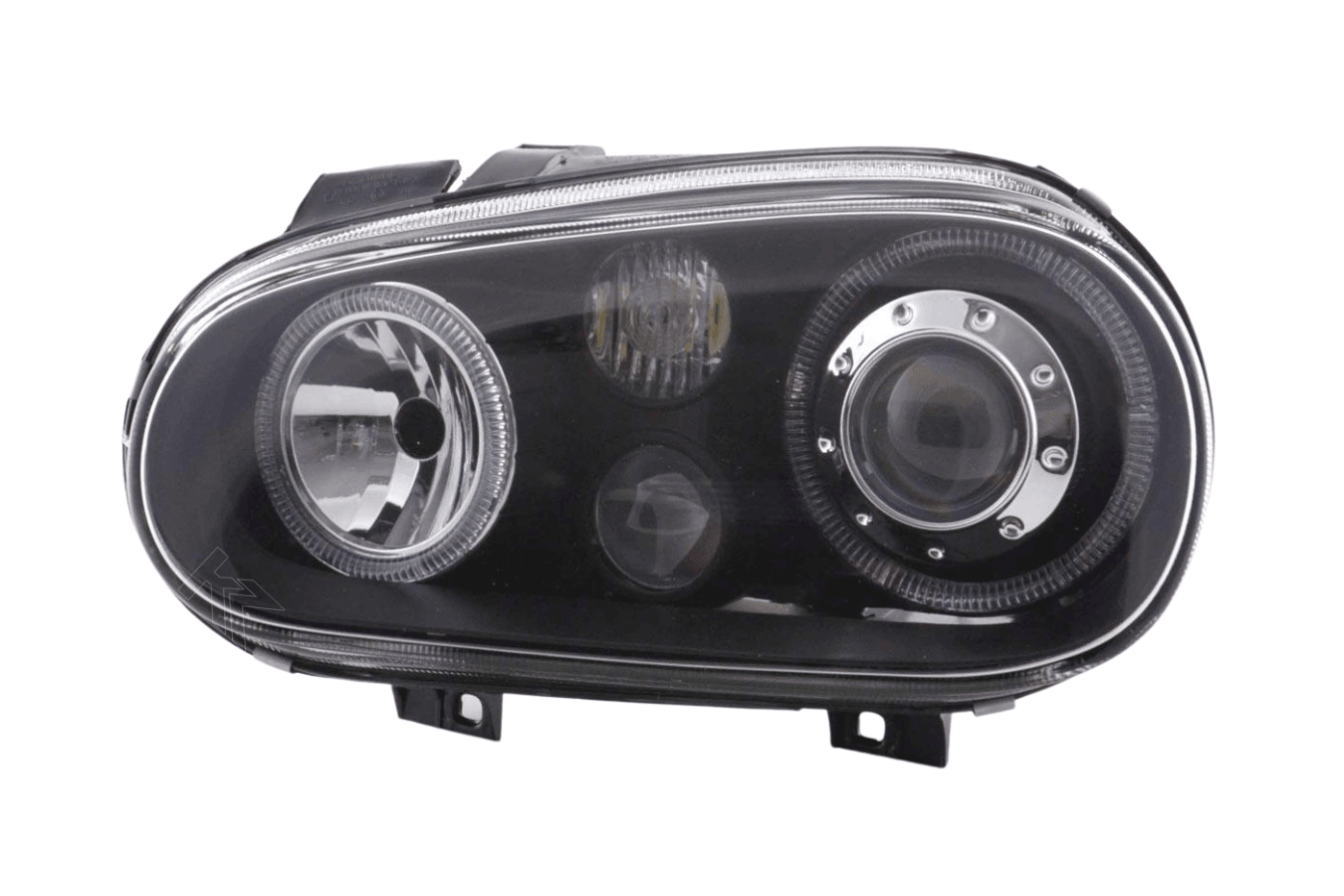 VW Golf 4 (1J) OE+ Black Angel Eyes Headlights- (1998-2003)