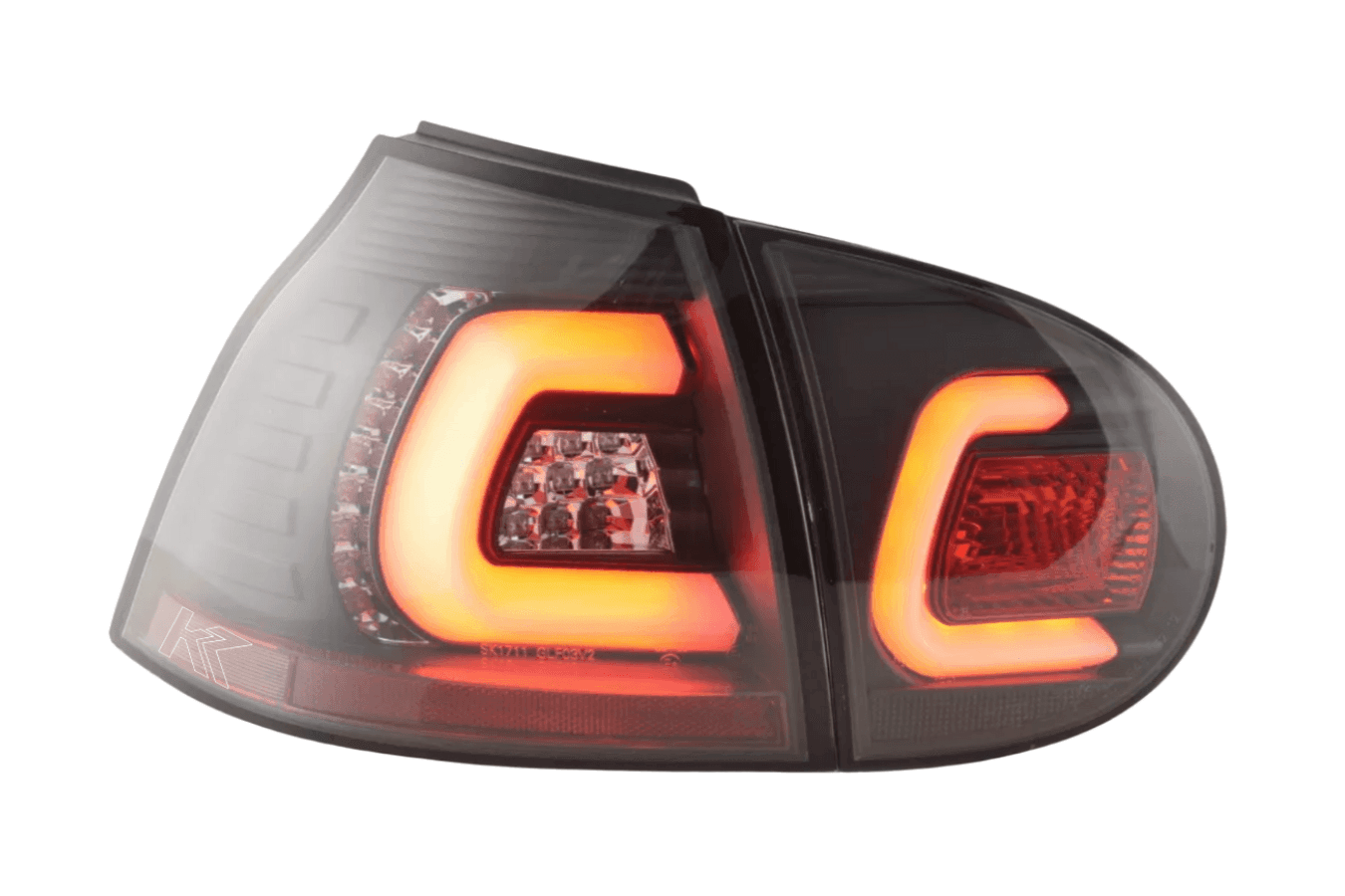 VW Golf 5 Mk5 Black LED Tail Lights (2003-2008)