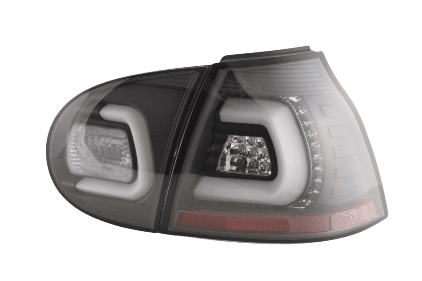 VW Golf 5 Mk5 Black LED Tail Lights (2003-2008)