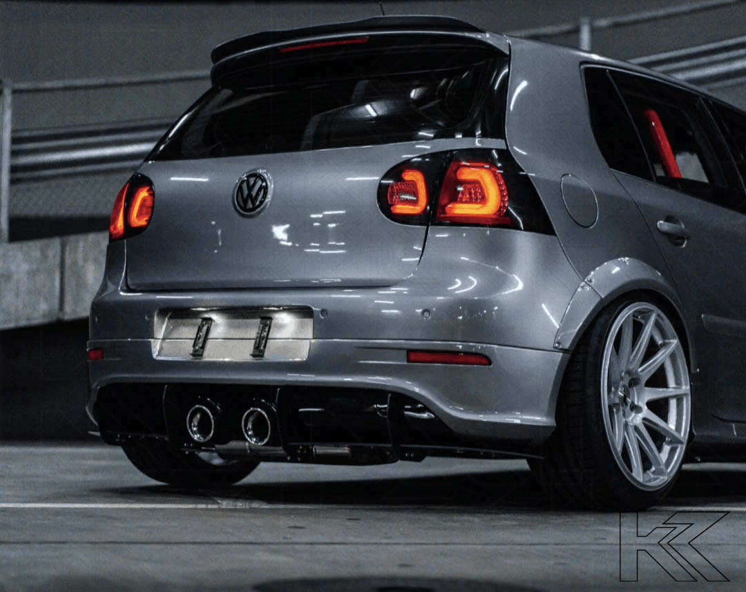 VW Golf 5 Mk5 Black LED Tail Lights (2003-2008)