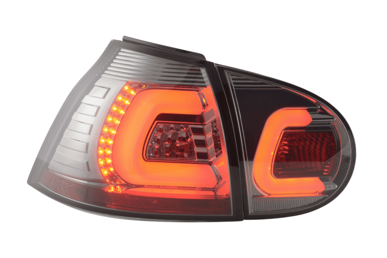 VW Golf 5 Mk5 Chrome Smoked LED Tail Lights (2003-2008)