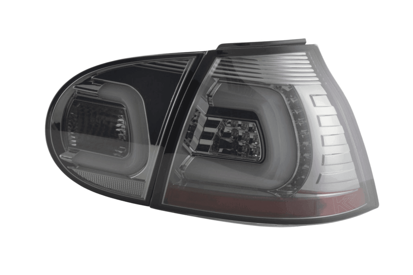 VW Golf 5 Mk5 Chrome Smoked LED Tail Lights (2003-2008)
