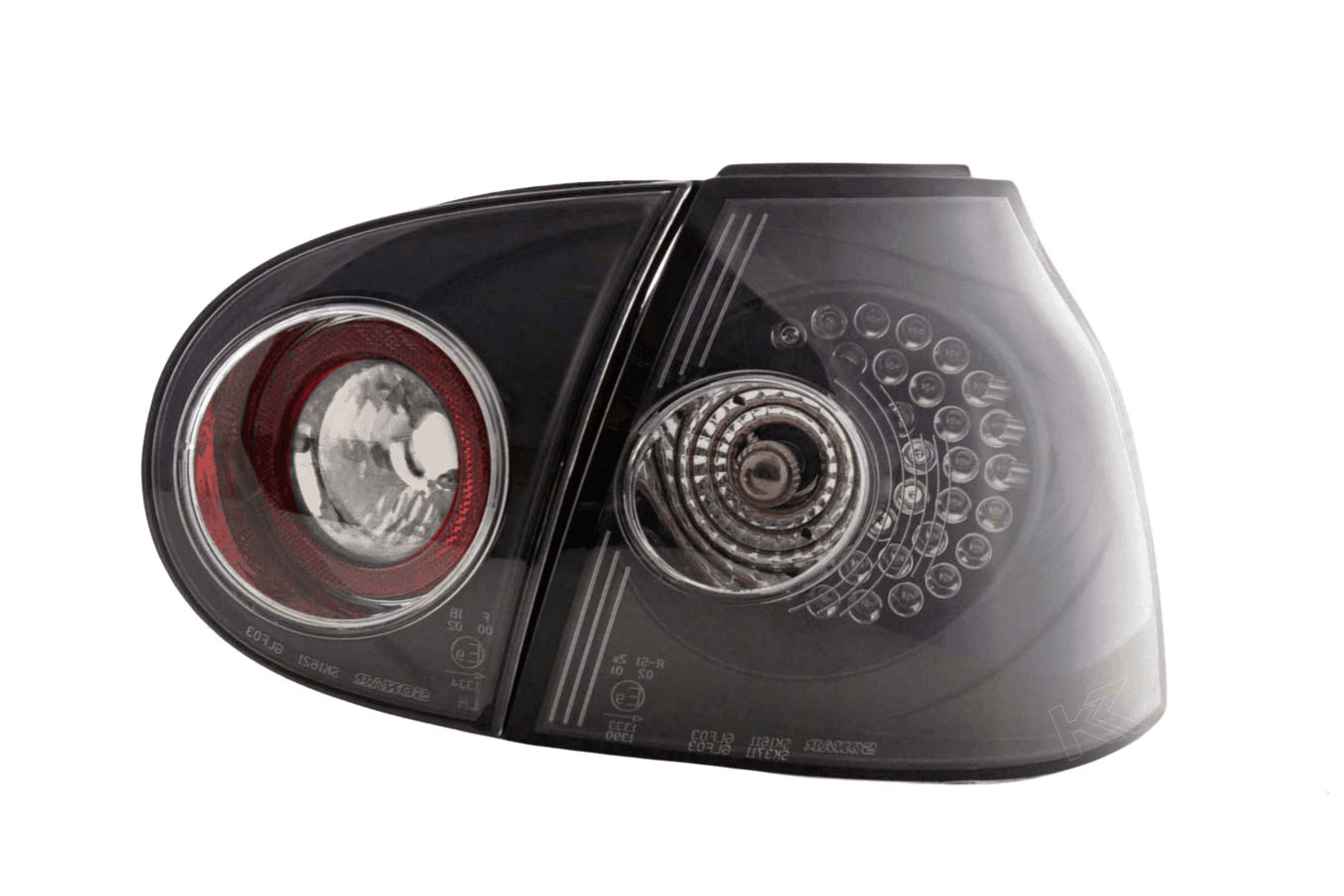 VW Golf 5 Mk5 OEM Style Black Tail Lights (2003-2008)