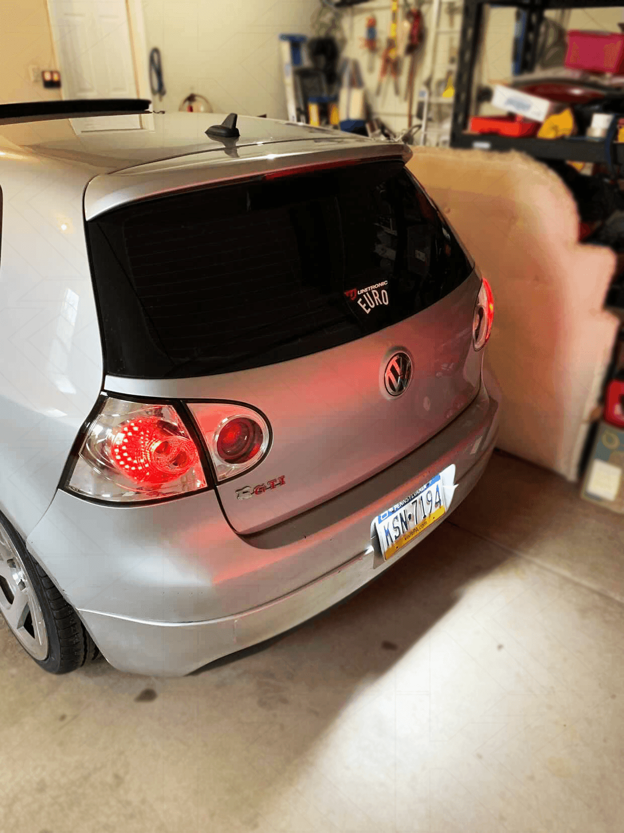VW Golf 5 Mk5 OEM Style Chrome Tail Lights (2003-2008)
