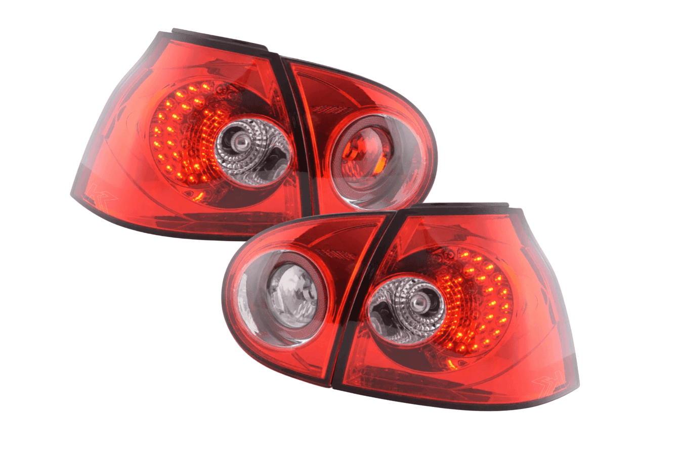 VW Golf 5 Mk5 OEM Style Red Tail Lights (2003-2008)