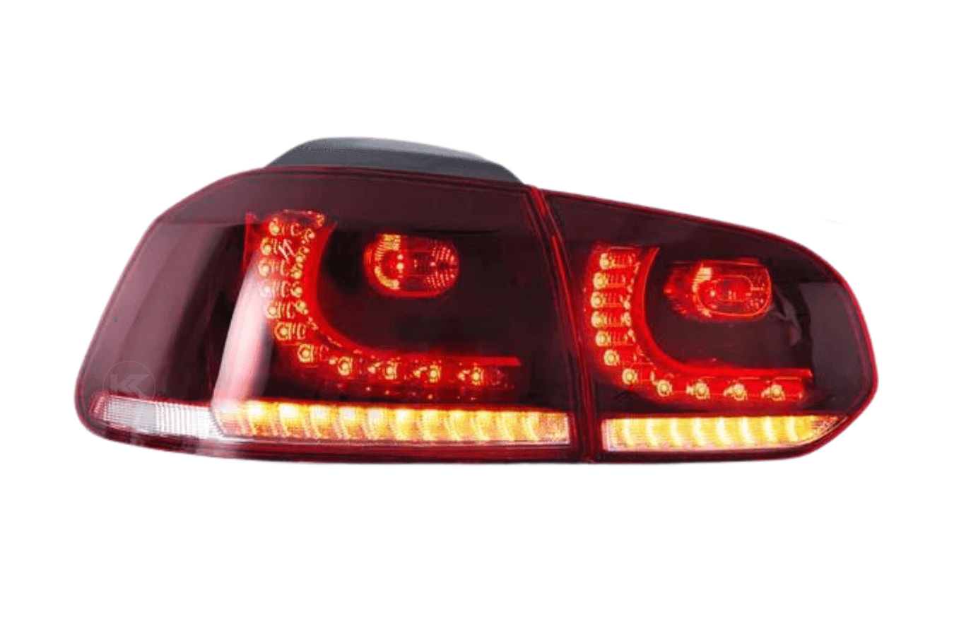 VW Golf 6th Gen Mk6 Hatchback LED Tail Lights (2008 - 2014)