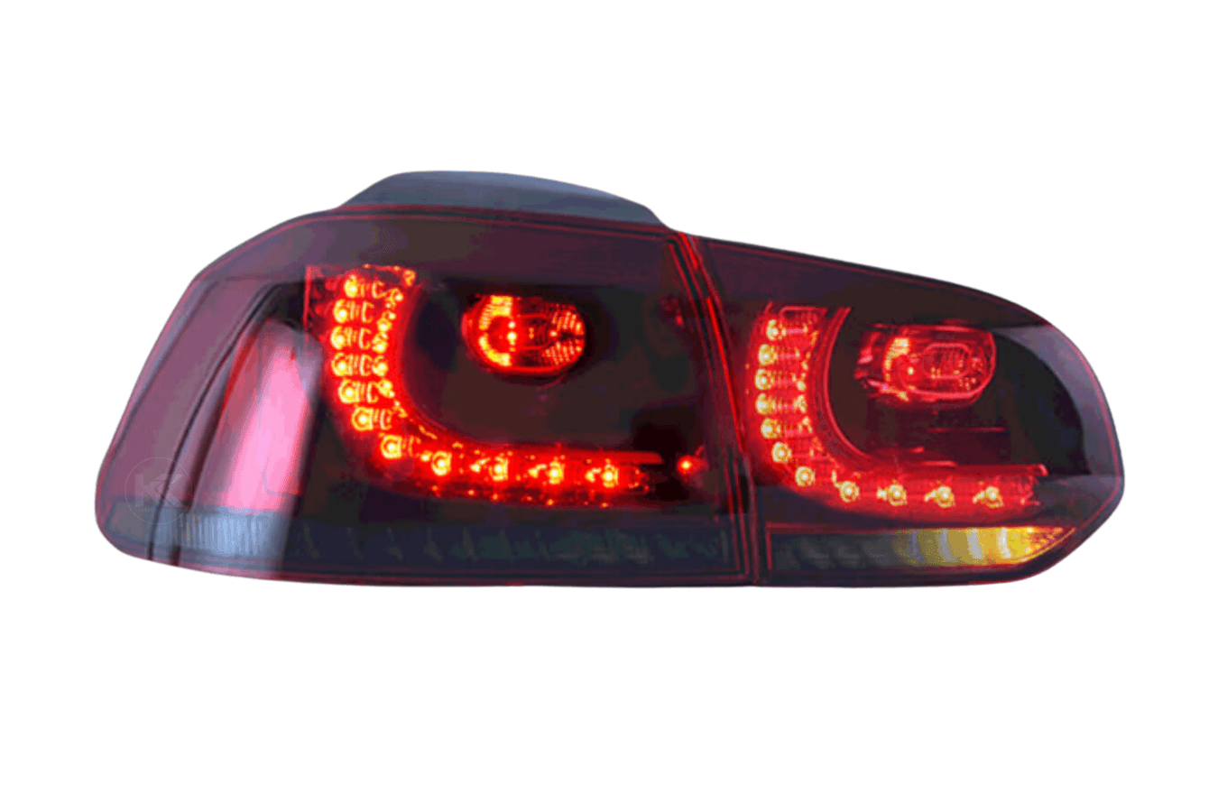 VW Golf 6th Gen Mk6 Hatchback LED Tail Lights (2008 - 2014)