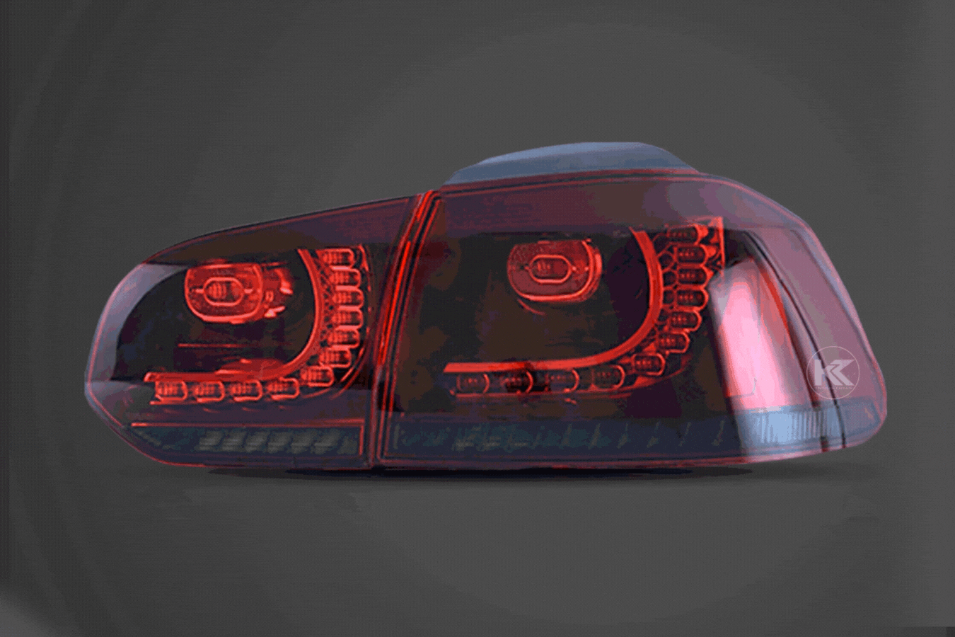 VW Golf 6th Gen Mk6 Hatchback LED Tail Lights (2008 - 2014)