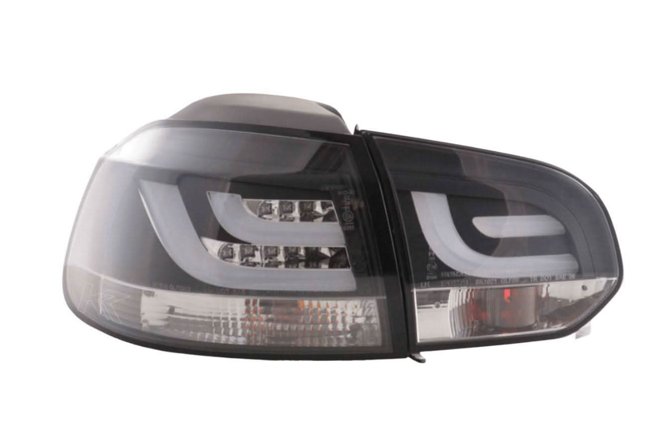 VW Golf Mk6 GTI LED Bar Black Tail Lights V1 (2008-2014)
