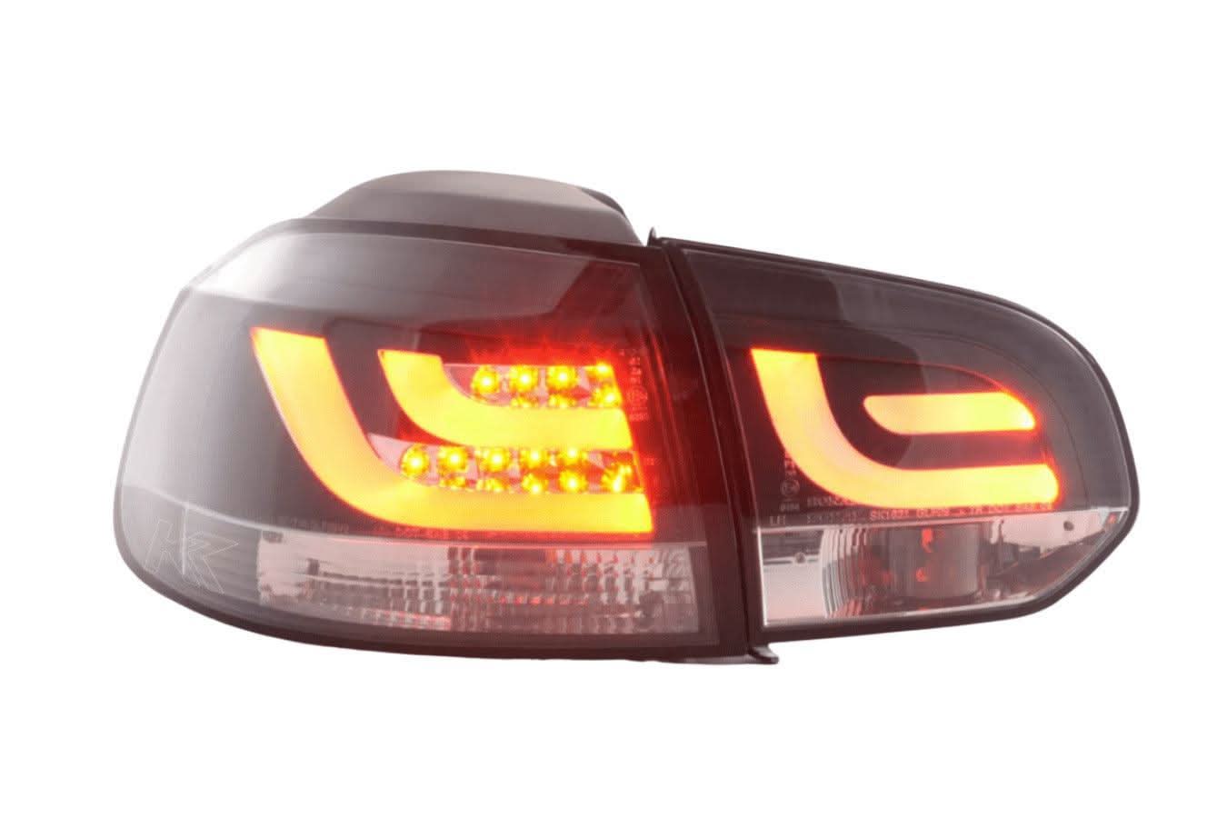 VW Golf Mk6 GTI LED Bar Black Tail Lights V1 (2008-2014)