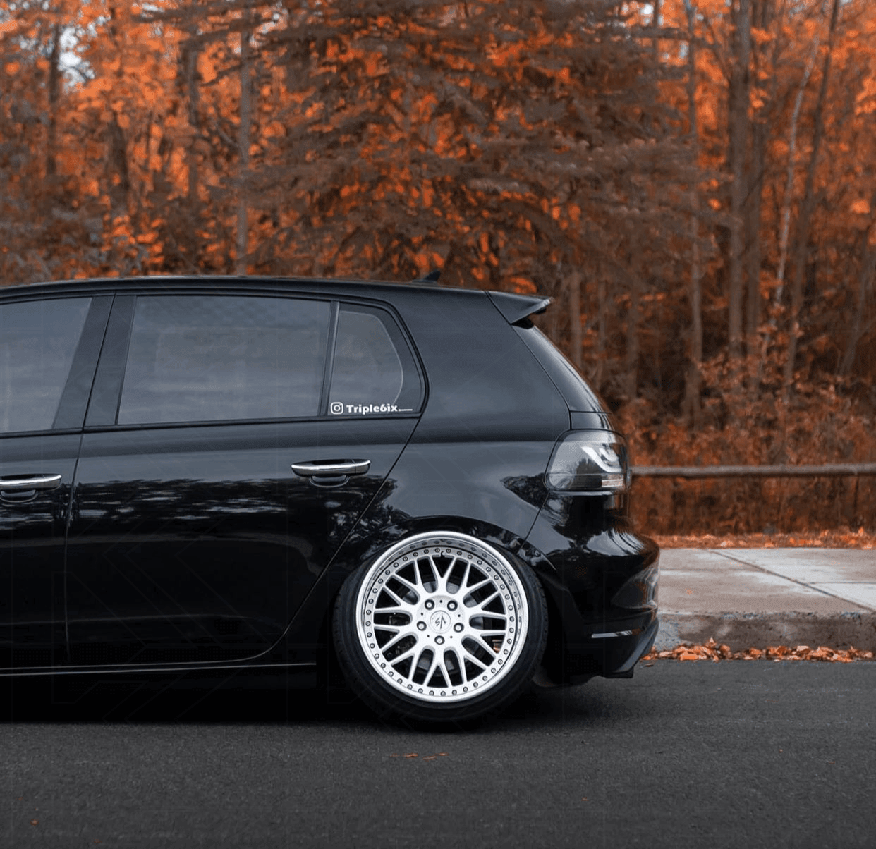 VW Golf Mk6 GTI LED Bar Black Tail Lights V1 LED Indicators (2008-2014)