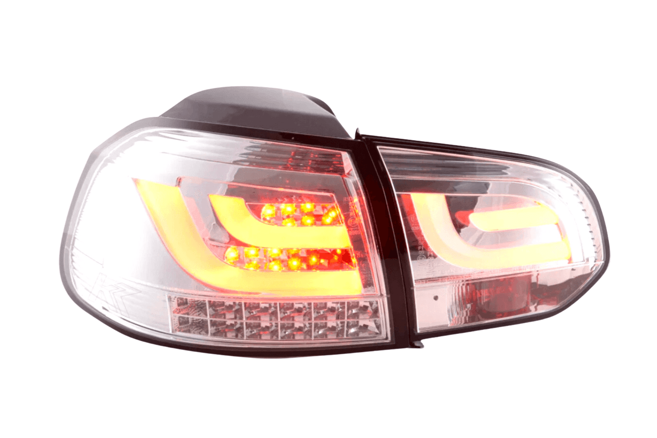 VW Golf Mk6 / GTI LED Bar Clear Tail Lights V1 LED Indicators (2008-2014)