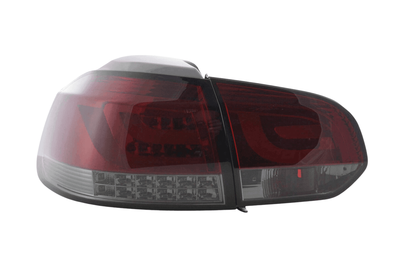 VW Golf Mk6 GTI LED Bar Red/Smoked Tail Lights V1 LED Indicators (2008-2014)