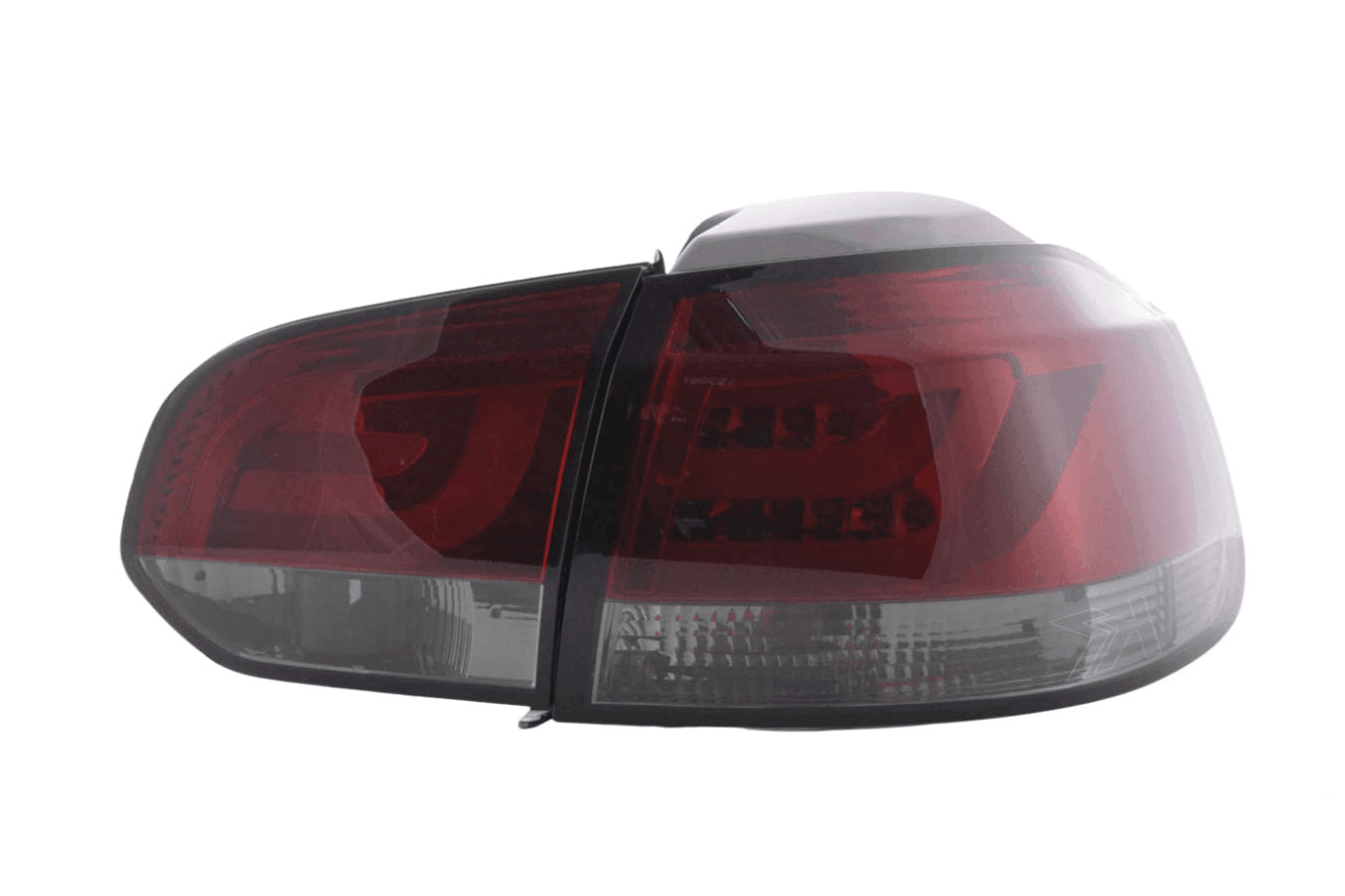 VW Golf Mk6 GTI LED Bar Red/Smoked Tail Lights V1 LED Indicators (2008-2014)