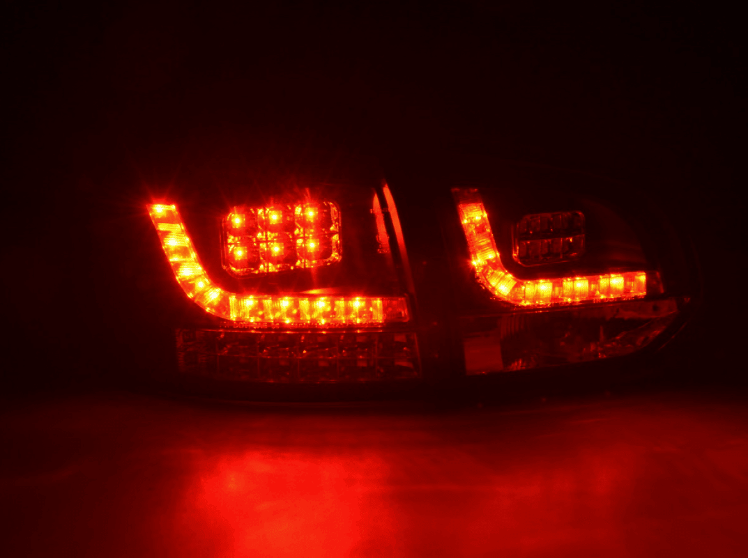 VW Golf Mk6 GTI LED Black Tail Lights V2 LED Indicators (2008-2014)