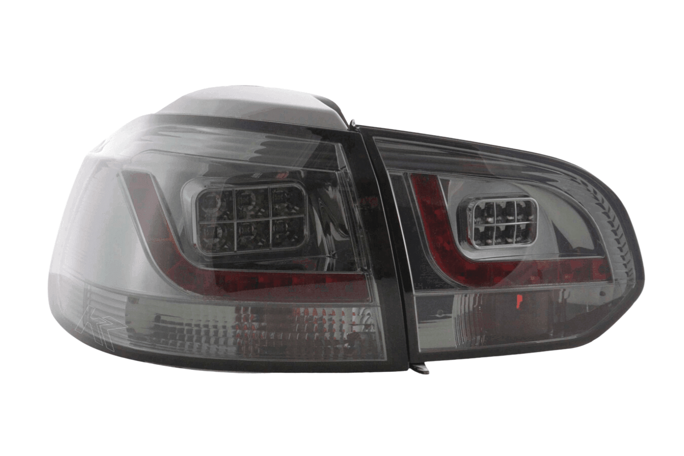 VW Golf Mk6 GTI LED Clear Smoked Tail Lights V2 (2008-2014)