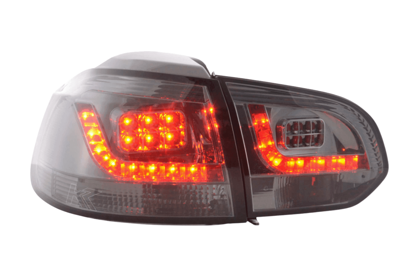 VW Golf Mk6 GTI LED Clear Smoked Tail Lights V2 (2008-2014)