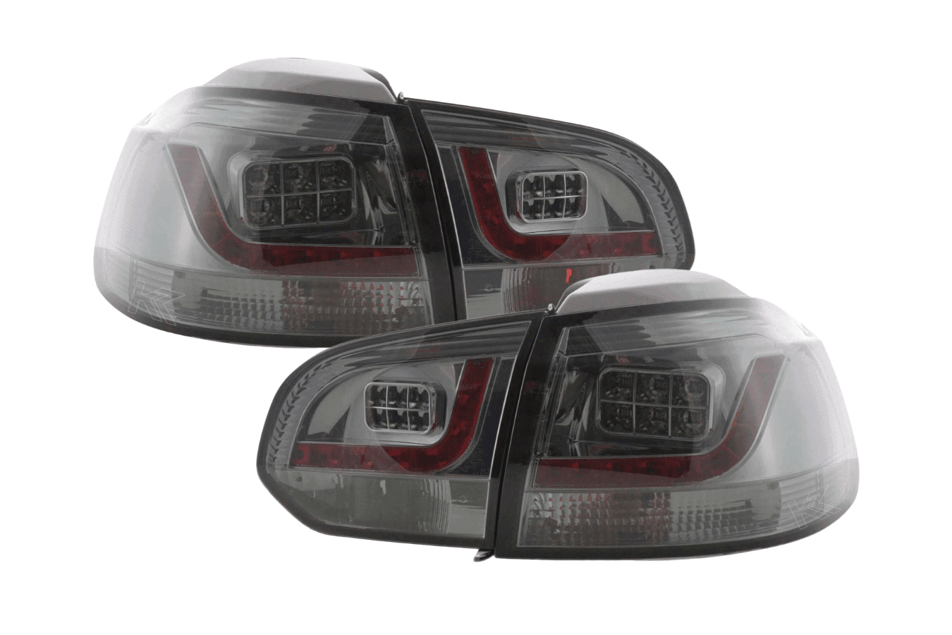 VW Golf Mk6 GTI LED Clear Smoked Tail Lights V2 (2008-2014)