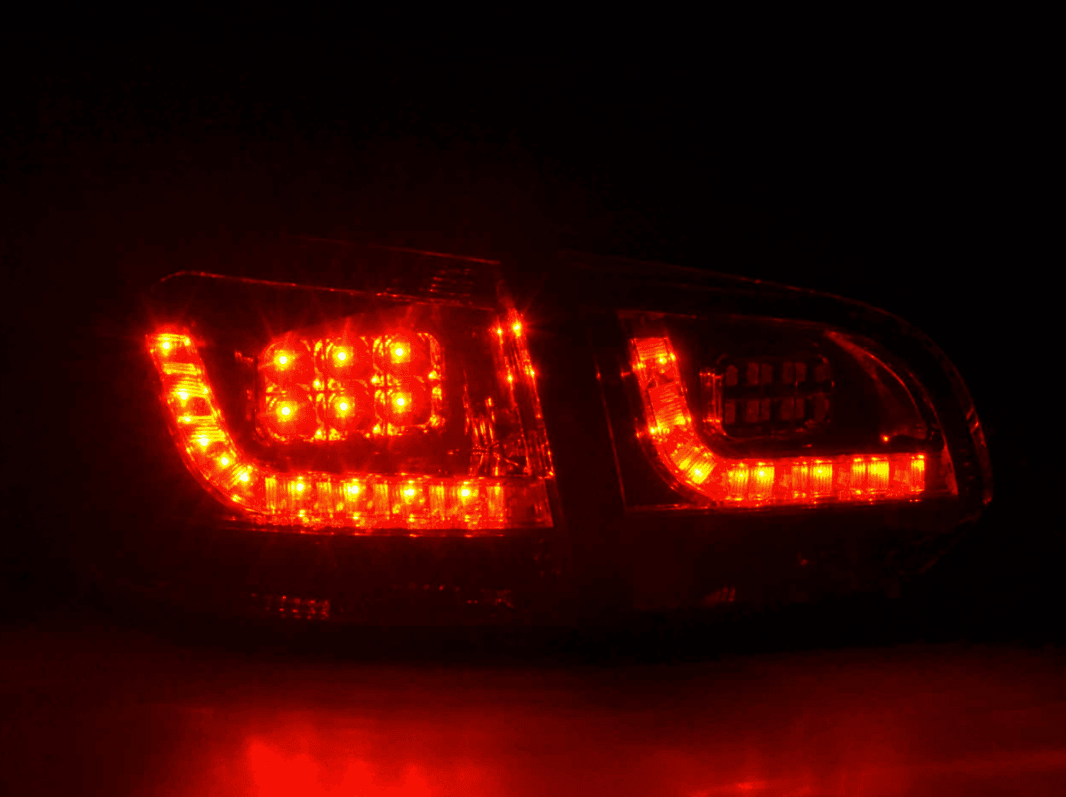 VW Golf Mk6 GTI LED Clear Smoked Tail Lights V2 (2008-2014)