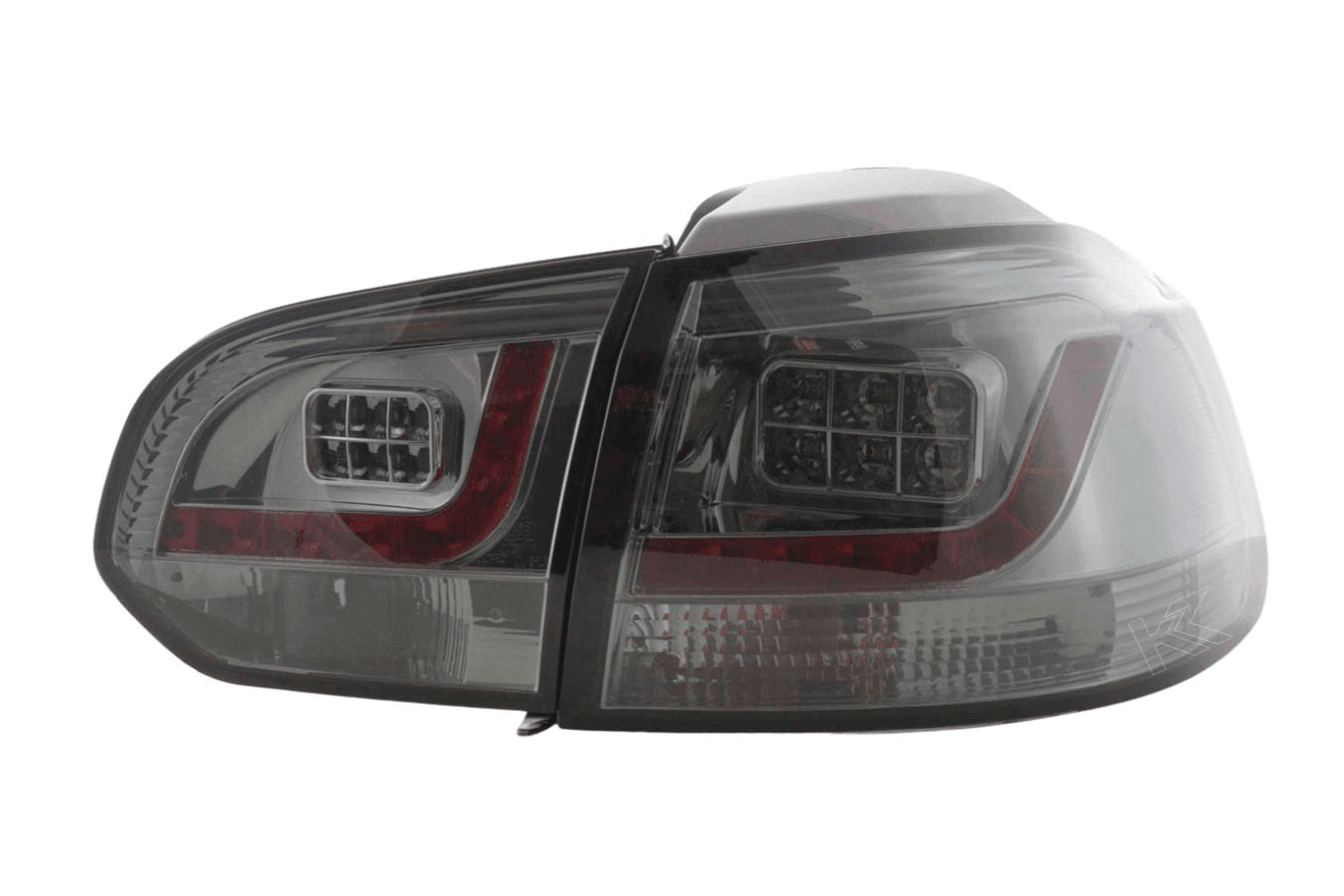 VW Golf Mk6 GTI LED Clear Smoked Tail Lights V2 (2008-2014)