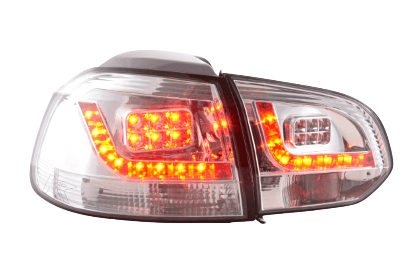 VW Golf Mk6 GTI LED Clear Tail Lights V2 (2008-2014)