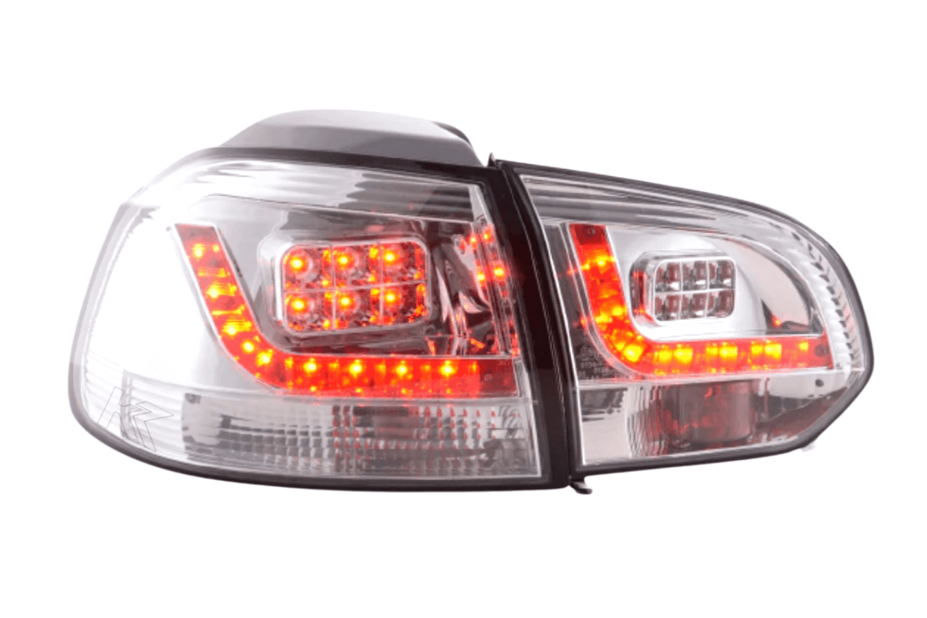 VW Golf Mk6 GTI LED Clear Tail Lights V2 (2008-2014)