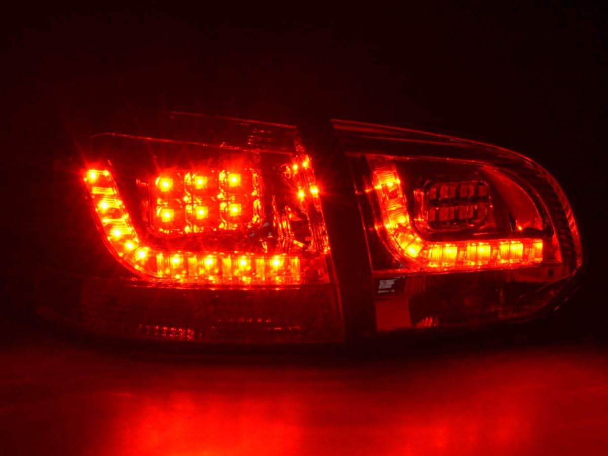 VW Golf Mk6 GTI LED Clear Tail Lights V2 (2008-2014)