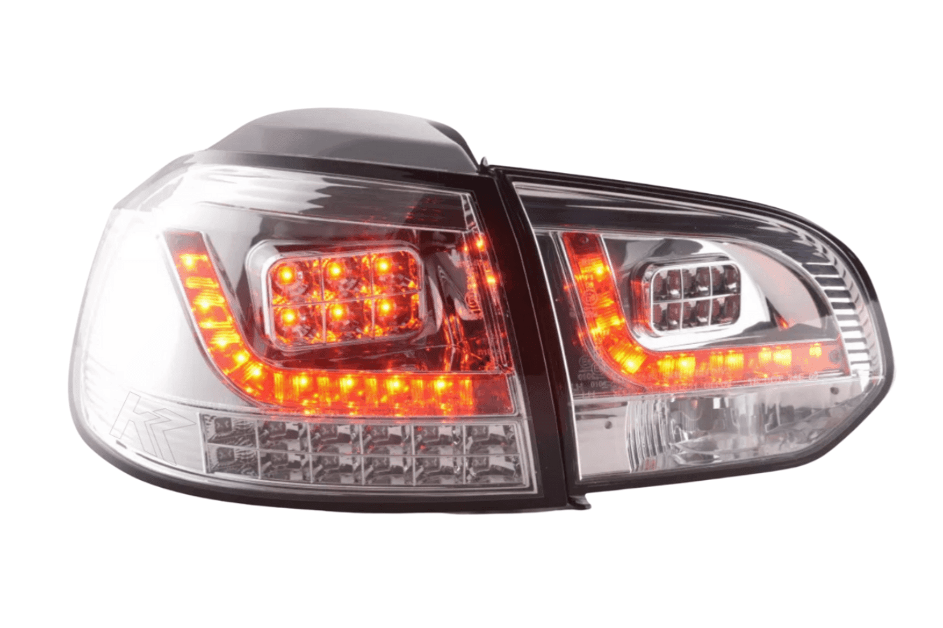 VW Golf Mk6 GTI LED Clear Tail Lights V2 LED Indicators (2008-2014)