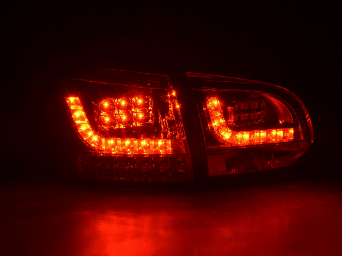 VW Golf Mk6 GTI LED Clear Tail Lights V2 LED Indicators (2008-2014)