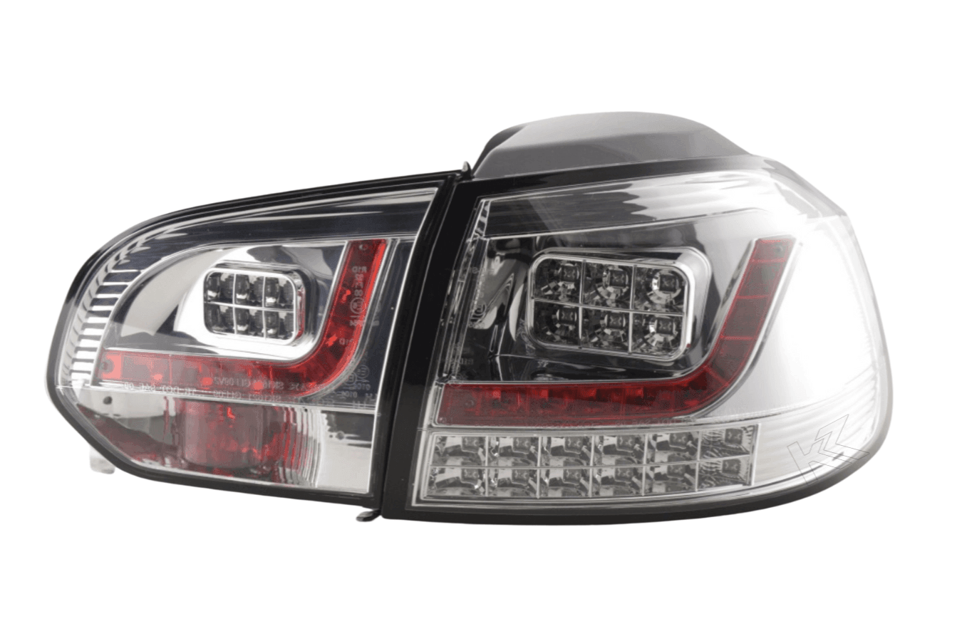 VW Golf Mk6 GTI LED Clear Tail Lights V2 LED Indicators (2008-2014)