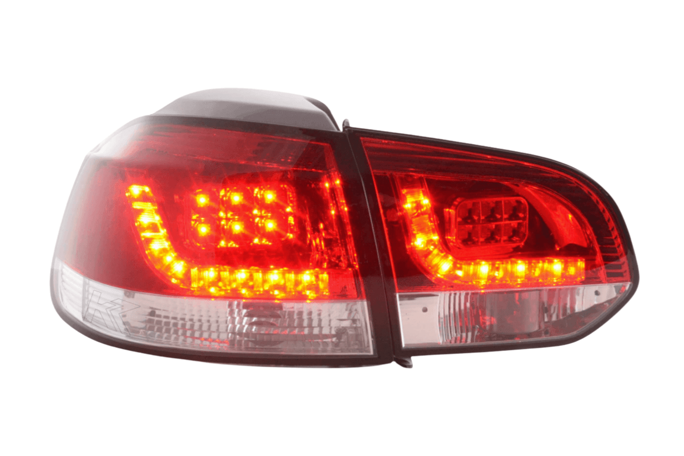 VW Golf Mk6 GTI LED Red Tail Lights V2 (2008-2014)