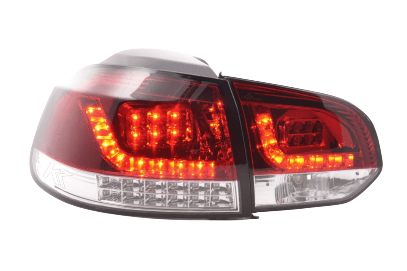 VW Golf Mk6 GTI LED Red Tail Lights V2 LED Indicators (2008-2014)