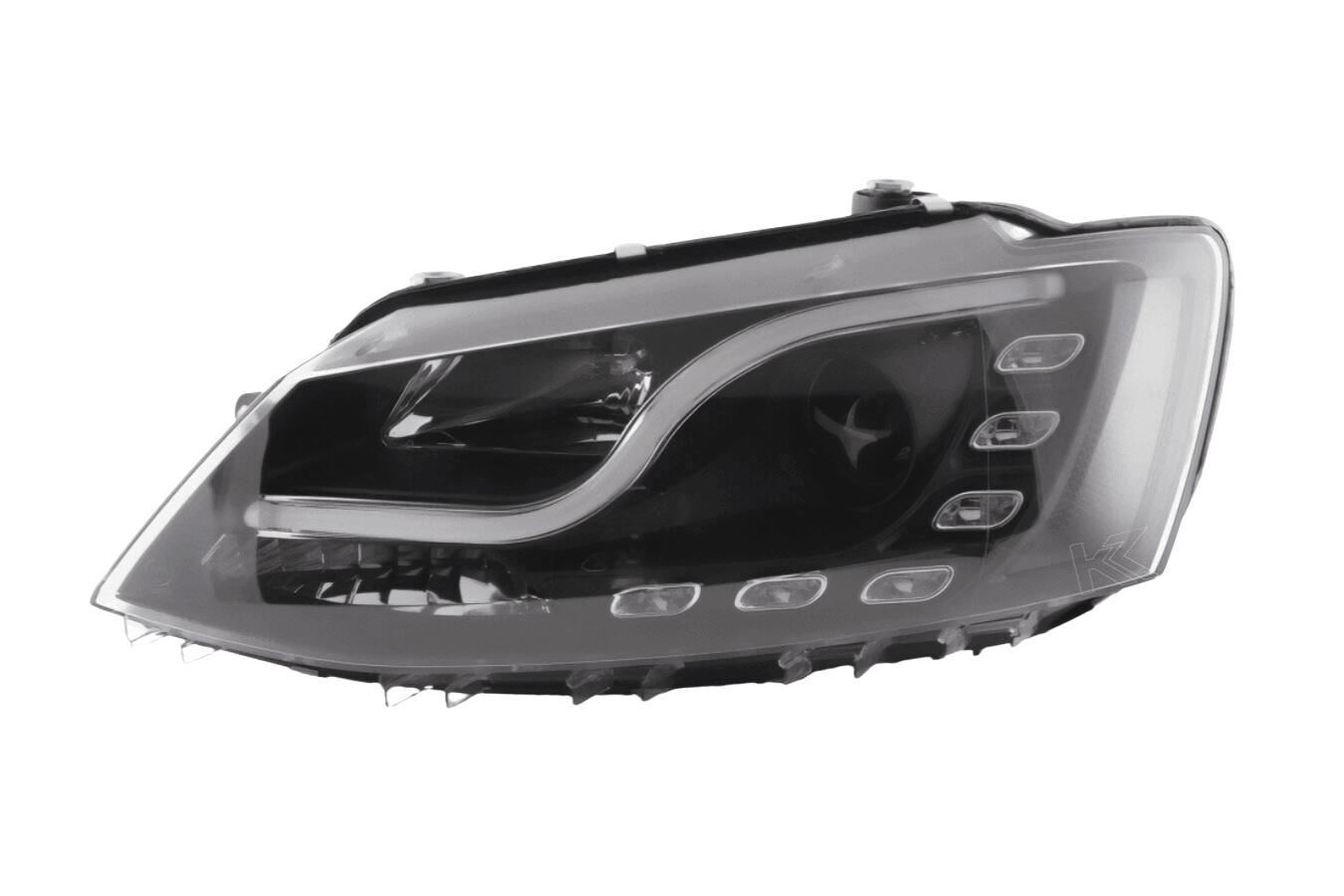 VW Jetta 6 Black JDM Style Headlights (2011-2018)