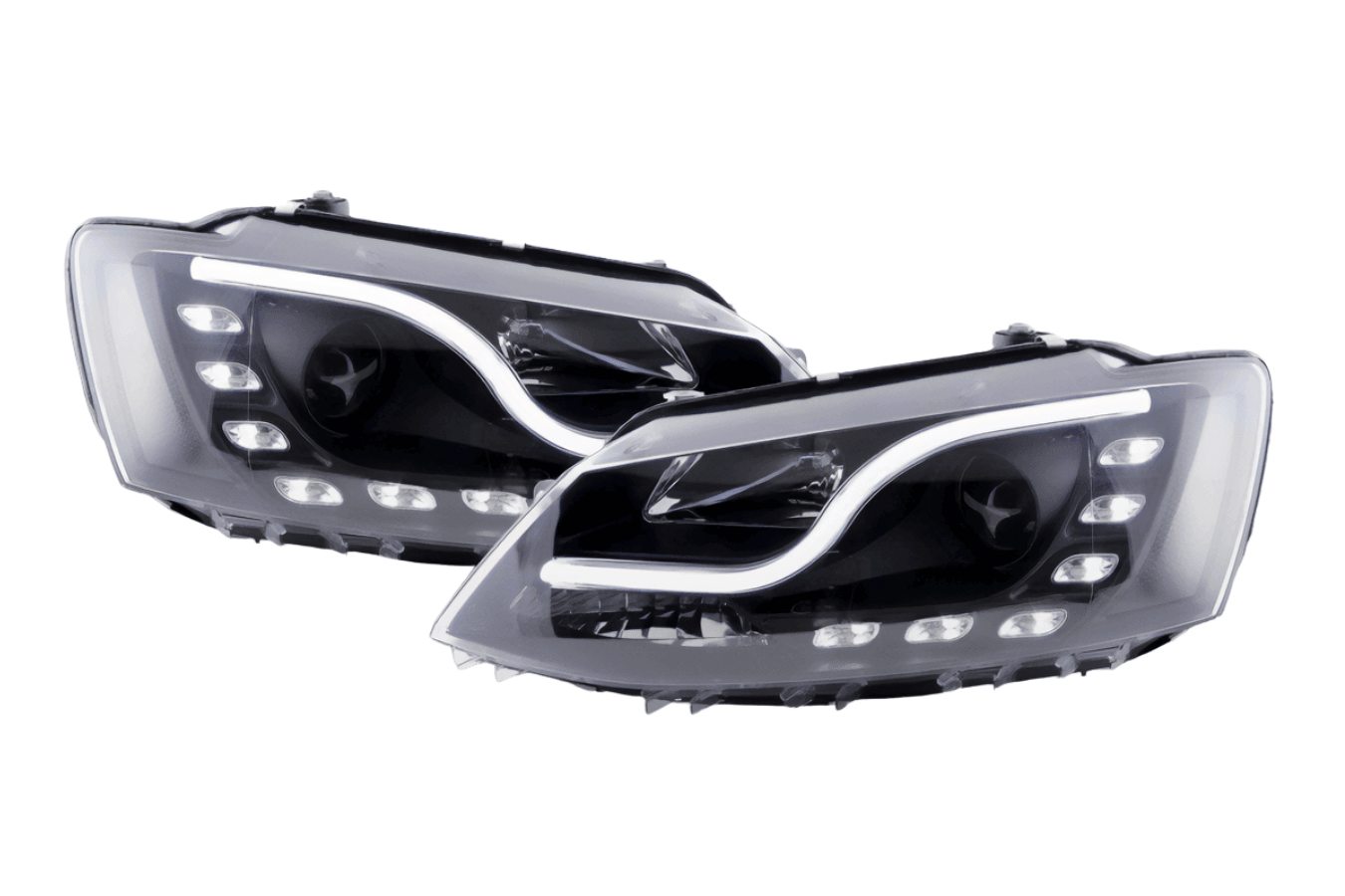 VW Jetta 6 Black JDM Style Headlights (2011-2018)