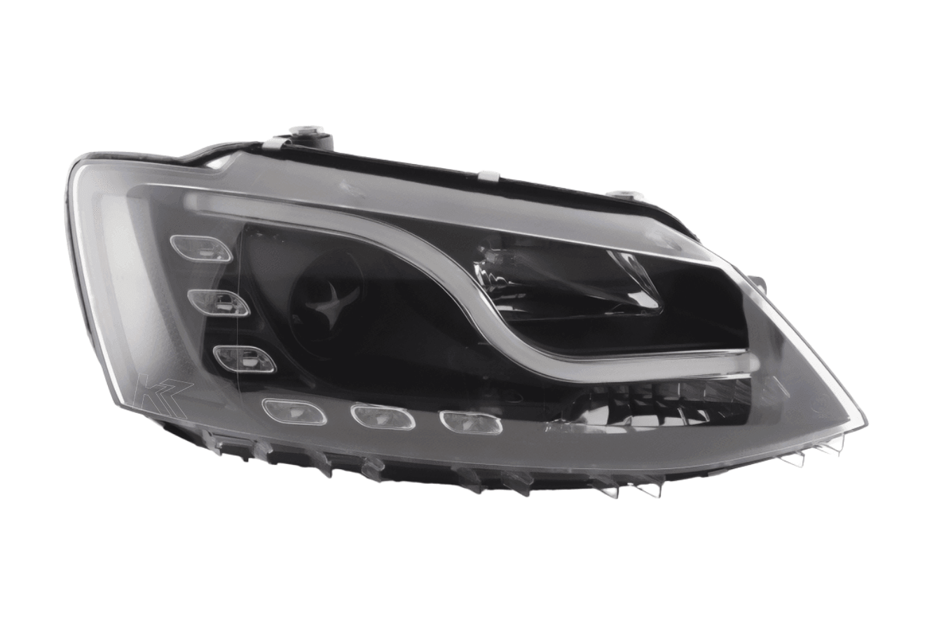 VW Jetta 6 Black JDM Style Headlights (2011-2018)