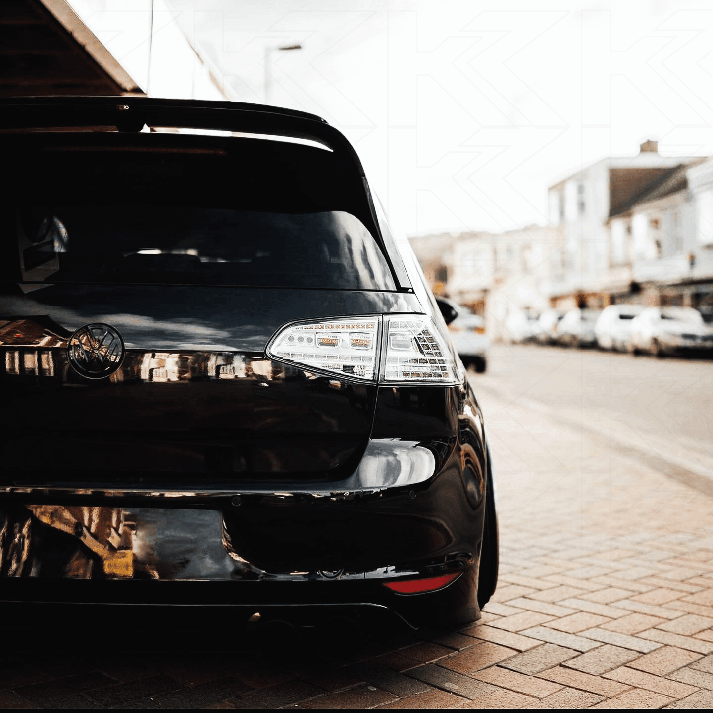VW MK7 Golf GTI Chrome/Clear LED Tail Lights (2012 - 2017)