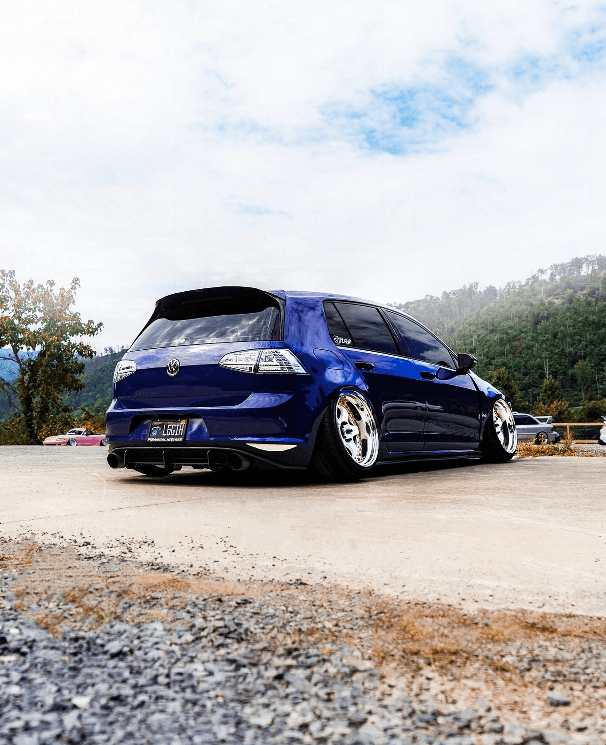 VW MK7 Golf GTI Chrome/Clear LED Tail Lights (2012 - 2017)